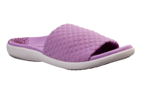Spenco Hanna Slide Cushioned Support Women's Sandals - Lavender - Product View - 2