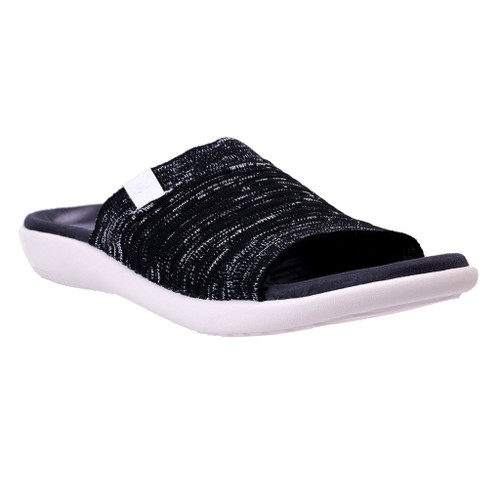 Spenco Odessa Fauna Memory Foam Support Women's Sandals - Black - Product View - 2