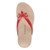 Vionic Bella - Women's Orthotic Thong Sandals - Red Patent - Top
