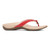 Vionic Bella - Women's Orthotic Thong Sandals - Red Patent - Right side