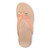 Vionic Bella - Women's Orthotic Thong Sandals - Canyon Sunset Orange - Top