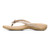 Vionic Bella - Women's Orthotic Thong Sandals - Rose Gold Metallic C - Left Side