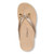Vionic Bella - Women's Orthotic Thong Sandals - Rose Gold Metallic C - Top