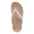 Vionic Bella - Women's Orthotic Thong Sandals - Cream Poppy - Top