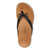 Vionic Bella - Women's Orthotic Thong Sandals - Black-Floral - Top