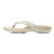 Vionic Bella - Women's Orthotic Thong Sandals - Cream Botanical - Left Side