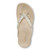 Vionic Bella - Women's Orthotic Thong Sandals - Cream Botanical - Top