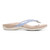 Vionic Bella - Women's Orthotic Thong Sandals - White Tile Patent - Right side
