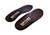 ORTHOS Footwear Replacement Orthotic Insoles Full Length - full main Black - Fabric