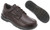 Aetrex Y910 Mens Walking Oxford - Ariya - brown - top/side view