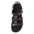 Vionic Amber - Women's Adjustable Slide Sandal - Orthaheel - Black Crocodile - 3 top view