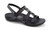 Vionic Amber - Women's Slide Sandal - Orthaheel - Black Crocodile