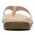 Vionic Tide II - Women's Leather Orthotic Sandals - Orthaheel - Pale Blush - 5 back view