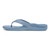 Vionic Tide II - Women's Leather Orthotic Sandals - Orthaheel - Blue Shadow - Left Side