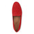 Vionic Willa Womens Sleek Leather Casual Slip On Moc - Red Suede - Top