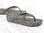 Revitalign Sandy Arch Supportive Platform Sandal - Pewter angle pair