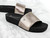Revitalign Breezy Slide Comfort Wedge Sandal - Silver angle pair