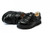 Mt. Emey 9301-X - Women's Widest Casual Shoes Strap Closure by Apis - Black Pair / Top