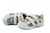 Mt. Emey 9701-V - Men's Extra-depth Athletic/Walking Strap Shoes - White/Silver Pair / Top