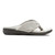 Vionic Indulge Gracie - Women's Toe Post Slipper - Light Grey side2