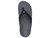 Spenco Yumi Plus - Men's Memory Foam Supportive Sandal - Carbon/Pewter top