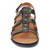 Revere Toledo Backstrap Sandal - Women's - Peacock Python - Front