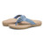Vionic Tide Aloe Women's Orthotic Sandals - Blue Shadow - pair left angle