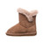 Bearpaw Betsey Kid's Leather Boots - 2361Y  220 - Hickory - Side View