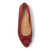 Vionic Amanda Ballet Flat with Arch Support - Wine - 3 top view