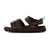 Gravity Defyer Cafe Men's Stress Recovery Sandals - Brown - Side View