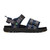 Gravity Defyer Cafe Men's Stress Recovery Sandals - Blue - Side View