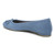 Vionic Callisto Women's Ballet Flats - Blue Shadow - Back angle