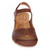 Revere Kaya backstrap wedge - Women's - Cognac - Front