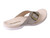 Spenco Sierra Leather Thong Arch Supportive Sandal - Grey Morn - Bottom