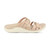 Gravity Defyer Ortal Women's Orthotic Comfort Sandal - Beige - Side View