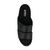 Gravity Defyer Eltal Men's Leather Slide Sandals - Black - Top View