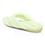 Vionic Lydia Women's Washable Thong Post Arch Supportive Slipper - Pale Lime TERRY Back angle