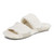 Vionic Faith Womens Slipper Casual - Cream Suede - Left angle