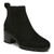 Vionic Wilma Womens Ankle/Bootie Shrtboot - Black Wp Nubuck - Angle main