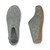 Glerups Wool Open Heel Unisex Slipper / Slip-on Clog - Leather Sole - Model B - B Grey 5