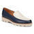 Vionic Kensley Women's Slip On Loafer - Navy/cream - Angle main