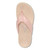 Vionic Layne Womens Thong Sandals - Peach Woven - Top