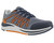 Drew Player Men's Therapeutic Walking Shoes -  Navy/Orange Mesh Combo