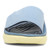 Vionic Rejuvenate Unisex Slide Recovery Sandals - Blue Shadow - Front