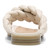 Vionic Kalina Women's Slide Braided Sandals - Cream - Back