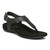 Vionic Terra Womens Slide Sandals - Black - Angle main