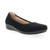 Propet Yara Women's Leather Slip On Flats - Black Suede - Angle