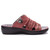 Propet Women's Gertie Slide Sandals - Burgundy - Outer Side