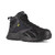 Reebok Work Men's Hyperium Work Retro Trail Hiker with Cushguard Internal Met Guard Comp Toe - Black - Profile View