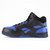 Reebok Work Men's BB4500 High Top Work Sneaker with Internal Met Guard Comp Toe - Black/Blue - Side View